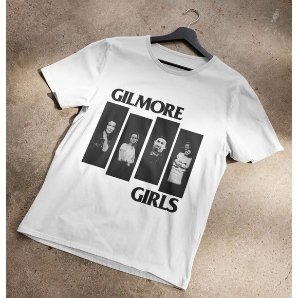 Gilmore Girls Black Flag Tshirt 1 - Picture 1 of 4